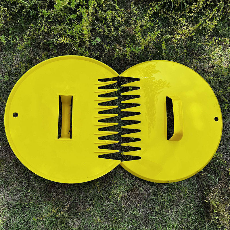 Kunststoff-Laubharke – Leichtes Gartenwerkzeug zum schnellen Sammeln von Blättern